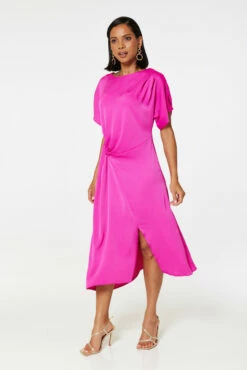 Closet London Pink Kimono A-Line Dress -Closet London Popular Shop D6806 PINK 15012 39054.1690370723