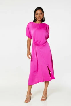 Closet London Pink Kimono A-Line Dress -Closet London Popular Shop D6806 PINK 15013 54868.1690370707