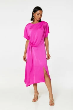 Closet London Pink Kimono A-Line Dress -Closet London Popular Shop D6806 PINK 15014 15274.1690370488