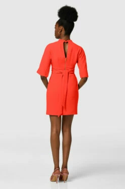 Closet London Kimono Orange Kimono Tie Waist Dress -Closet London Popular Shop D6941 3136 53526.1635174169