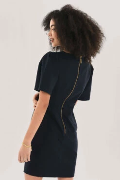 Closet London Navy Knot Detail Pencil Dress -Closet London Popular Shop D7002 DSC 1092 10010.1620835089