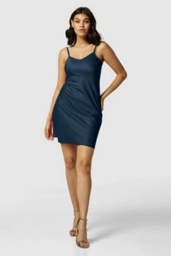 Closet London Navy Cami Dress