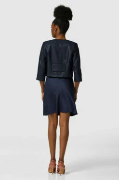 Closet London Navy Crop Tuxedo Jacket -Closet London Popular Shop D7090 J4356 4197 43377.1633099127