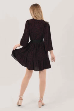 Closet London Brown Gathered Wrap Print Dress 8 Closet London Brown Gathered Wrap Print Dress -Closet London Popular Shop D7101 7184 48983.1627985915