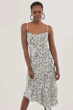 Closet London Monochrome Animal Print Cowl Neck Slip Dress -Closet London Popular Shop D7102 D6777 DSC 4208 11255.1620991863