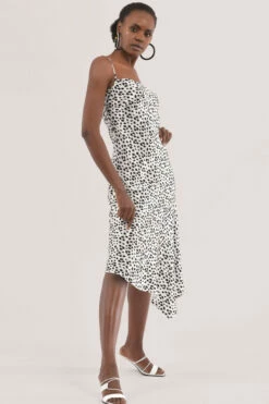 Closet London Monochrome Animal Print Cowl Neck Slip Dress -Closet London Popular Shop D7102 D6777 DSC 4218 47880.1620991864