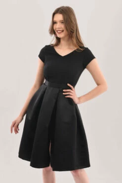 Closet London Black 2-in-1 Full Skirt V-Neck Dress 8 Closet London Black 2-in-1 Full Skirt V-Neck Dress -Closet London Popular Shop D7116 DSC 8826 17585.1623856932