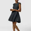 Closet London Black Bardot Shoulder Pleated Dress -Closet London Popular Shop D7142 3641 35505.1635173952