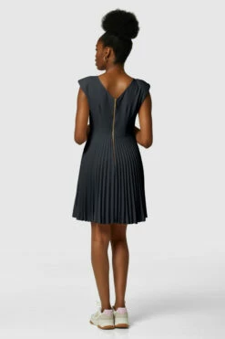 Closet London Black Bardot Shoulder Pleated Dress -Closet London Popular Shop D7142 3658 06087.1635173952