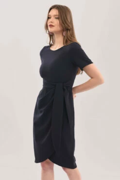 Closet London Navy Pencil Dress -Closet London Popular Shop D7211 DSC 8867 42160.1633345003
