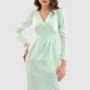 Closet London Mint Green Drape Skirt Dress -Closet London Popular Shop D7214 Mint DSC 5439 36653.1649941163
