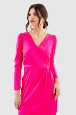 Closet London Pink Wrap Drape Skirt Dress 8 Closet London Pink Wrap Drape Skirt Dress -Closet London Popular Shop D7214 Raspberry DSC 6998 16112.1649762134