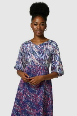 Closet London Navy Print Hanky Hem Dress 8 Closet London Navy Print Hanky Hem Dress -Closet London Popular Shop D7226 3752 84924.1633099387