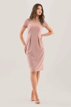 Closet London Pink Raglan Pencil Dress