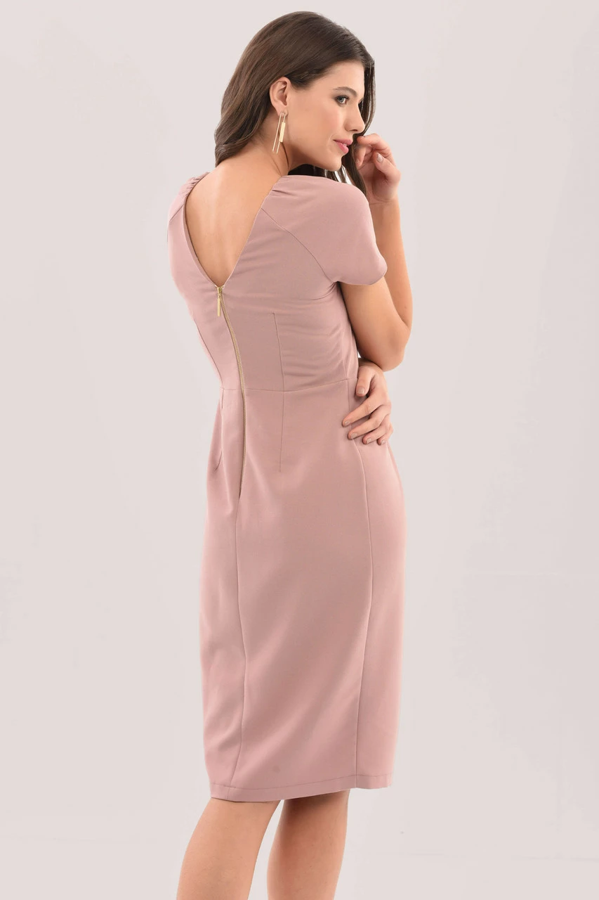 Closet London Pink Raglan Pencil Dress 6 Closet London Pink Raglan Pencil Dress - Image 4