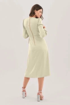 Closet London Cream Puff Sleeve A-Line Dress -Closet London Popular Shop D7413 DSC 9446 16469.1637597361
