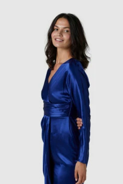 Closet London Navy KimonoWrap Midi Dress -Closet London Popular Shop D7466 210629 Closet London 1492 65311.1662999693