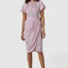 Closet London Cream Polka Dot Print Gathered Neckline Midi Dress -Closet London Popular Shop D7515 PRINT 210629 Closet London 2930 66096.1626359485