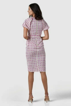 Closet London Cream Polka Dot Print Gathered Neckline Midi Dress -Closet London Popular Shop D7515 PRINT 210629 Closet London 2975 87530.1626359454