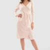 Closet London Blush Pink Drape Skirt Dress