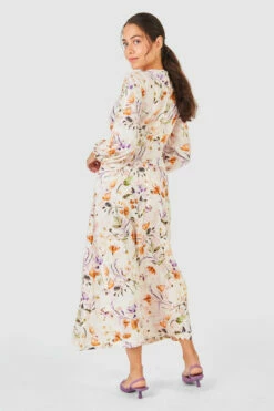 Closet London Multi Floral Print Gathered Neck Midi Dress 9 Closet London Multi Floral Print Gathered Neck Midi Dress -Closet London Popular Shop D7634 MG 5252 12772.1633701178