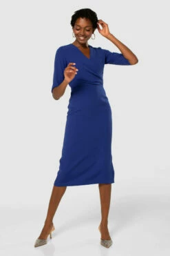 Closet London Royal Blue Pencil Dress -Closet London Popular Shop D7776 20210907 Closet London121439 40974.1643729191