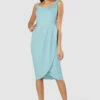 Closet London Pale Blue Strappy Pencil Dress -Closet London Popular Shop D7927 20211019 Closet d123 1084 05579.1651837534