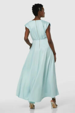 Closet London Pale Blue Kimono High-Low Midi Dress -Closet London Popular Shop D7977 20211026 Closet London2271 49039.1649413736