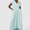 Closet London Pale Blue Kimono High-Low Midi Dress -Closet London Popular Shop D7977 20211026 Closet London2283 55067.1645708721