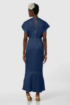 Closet London Navy Blue High Neck Kimono Midi Dress 9 Closet London Navy Blue High Neck Kimono Midi Dress -Closet London Popular Shop D7980 20211026 Closet London2709 49480.1645708917.1280.1280 14779.1650968630