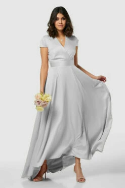 Closet London Silver 2 In 1 Maxi Hi-Low Dress -Closet London Popular Shop D7988 20211026 Closet London2326 15460.1645709014.1280.1280 19020.1650554240