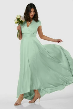 Closet London Mint Green 2 In 1 Maxi Hi-Low Dress -Closet London Popular Shop D7988 20211026 Closet London2363 76036.1645709026.1280.1280 50416.1650968699