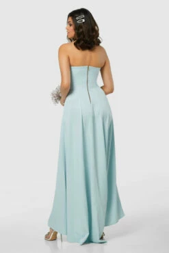 Closet London Pale Blue Strapless Maxi Dress -Closet London Popular Shop D7989 20211026 Closet London2656 61136.1645709090