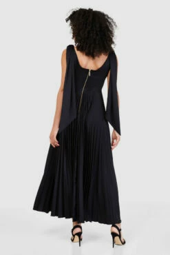 Closet London Black Draped Neck Maxi Dress -Closet London Popular Shop D7993 1730 82362.1662544588
