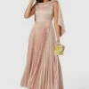 Closet London Blush Pink Draped Neck Midi Dress -Closet London Popular Shop D7993 20211026 Closet London2948 00788.1651161967