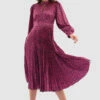 Closet London Fuchsia Pink Leopard Print Pleated Midi Dress 1 Closet London Fuchsia Pink Leopard Print Pleated Midi Dress -Closet London Popular Shop D8125 Fuchsia DSC 4862 10284.1649693717