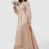 Closet London Blush Pink High-Low Wrap Dress