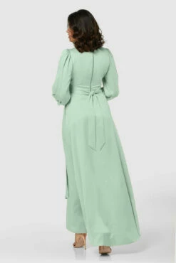 Closet London Mint Green High-Low Wrap Dress -Closet London Popular Shop D8140 20211026 Closet London2020 26432.1645709440.1280.1280 81847.1650968898
