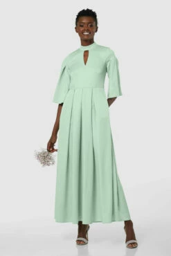 Closet London Mint Green Full Skirt Dress