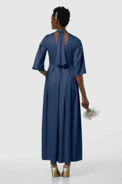 Closet London Navy Blue Full Skirt Dress -Closet London Popular Shop D8143 20211026 Closet London3112 08968.1645709559.1280.1280 07590.1650969163