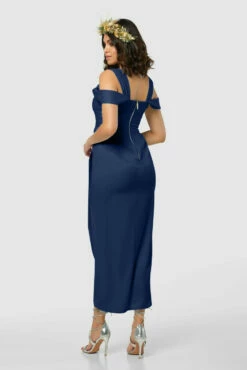 Closet London Navy Blue Cowl Neck Pencil Dress -Closet London Popular Shop D8146 20211026 Closet London2234 16625.1645709640.1280.1280 07314.1650969253