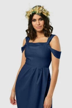 Closet London Navy Blue Cowl Neck Pencil Dress -Closet London Popular Shop D8146 20211026 Closet London2239 34890.1649418310.1280.1280 78041.1650969236