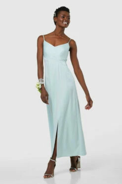 Closet London Pale Blue Cami Midi Dress -Closet London Popular Shop D8157 20211026 Closet London2983 27119.1645709669