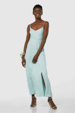 Closet London Pale Blue Cami Midi Dress -Closet London Popular Shop D8157 20211026 Closet London2992 85072.1645709674