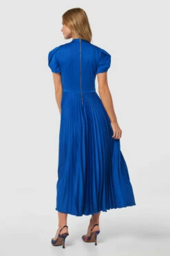 Closet London Royal Blue Pleated A- Line Dress -Closet London Popular Shop D8256 ROYAL BLUE 20230405 Closet London0811 04160.1682431917