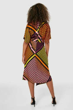 Closet London Black Print Kimono A-Line Midi Dress -Closet London Popular Shop D8310D8310 20220118 Closet 2049 09910.1652356006