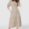Closet London White Puff Sleeve Print Midi Dress -Closet London Popular Shop D8318 20220118 Closet 1316 67261.1652356641