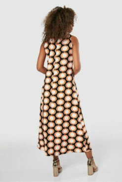 Closet London Black Reversible Print Midi Dress -Closet London Popular Shop D8363 20220118 Closet 2468 67544.1656496810