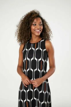 Closet London Black Reversible Print Midi Dress -Closet London Popular Shop D8363 20220118 Closet 2503 48155.1652356816