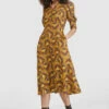 Closet London Bronze Floral A-Line Midi Dress 2 Closet London Bronze Floral A-Line Midi Dress -Closet London Popular Shop D8510 9 27432.1661445022